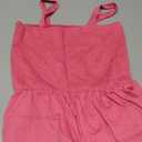 BFFBABY Women's Summer Casual Sleeveless Spaghetti Strap Wide Leg Jumpsuit Loose Tube Top Romper with Pockets, Large
