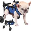 Small Dog Wheelchair for Back Legs - Adjustable Mobility Aid for Disabled Pets, Leg Brace and Hip Support