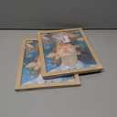 2 x Girl Room Wall Art Prints The Girl In The Sea And Fish Poster Canvas Art Wall Decor Picture For Bedroom Office Dorm Bathroom Wall Decor Aesthetic Home Artwork 8"  10" With Framed (MK04.)