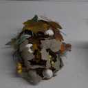 6.2FT Fall Garlands Autumn Garland with Lights and Timer Maple Pumpkin Berry Garlands Fall Leaves Garland for Mantle Halloween Thanksgiving Harvest Christmas Decorations (Mixed Gray)