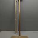 Sintuff Adjustable Cloth Display Stand 48-72 Inches Single Garment Rack Metal Costumer T Shirt Display for Thrift Shop Vendors Retail Store(Gold)