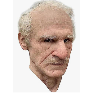 Old Man Mask for Adults Realistic Halloween Mask with Lifelike Features for Cosplay and Costume Parties