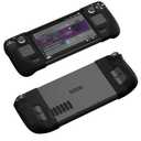 JSAUX Silicone Grip Protection Case for Steam Deck - GripSkin & GripArmor Set (Left & Right) - GP0016 Black