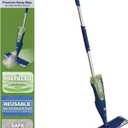 Bona Premium Motion Multi-Surface Floor Spray Mop - Includes Multi-Surface Floor Cleaning Solution and Machine Washable Microfiber Cleaning Pad - Spray Mop for Stone, Tile, Laminate, and Vinyl Floors