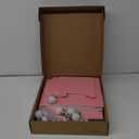 Pooqla 3FT LED Light Up Marquee Letter L - Large 3 Feet Tall Giant Mosaic Letter With Lights for Party, Birthday, Anniversary, Wedding Decoration - Pink