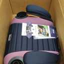 Chicco GoFit ClearTex Backless Booster Car Seat, Travel Booster Seat for Car, Portable Car Booster Seat for Children at Least 4 Years Old and 40-110 lbs., Orchid/Navy