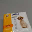 Arm & Hammer Small Male Dog Wraps, Disposable Belly Band Diapers with Baking Soda Odor Control, Super Absorbent Leak Resistant Design for Marking and Incontinence, 12-19 Inch Waist, 12 Count S