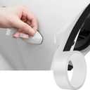 MYFAMIREA Car Door Edge Guards Car Door Side Protector Strip Anti-Collision Transparent Tape for Most Vehicle, Invisible Transparent Bumper, Scratch-Resistant Body,Protect Seat Body (33Ft x 0.8In)