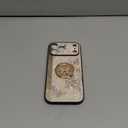 AuroiCYY for iPhone 17 Pro Max Case with Kickstand, 3D Butterfly Diamonds Shockproof Ring Holder Stand Cute Marble Glitter Bling Shiny Elegant Case Girls Women Phone Cover for iPhone 17 Pro Max, Gold