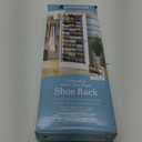 Whitmor 36 Pair Over The Door Shoe Rack, Gun Metal Gray