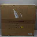 Amazon Basics Classic Puresoft PU Padded Mid-Back Office Chair with Armrest, Height Adjustable, Easy to Assemble, 26"D x 23.75"W x 42"H, Cream