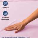 Extra Deep King Fitted Sheet - Hotel Luxury Single Fitted Sheet Only - Easily Fits 18 inch to 24 inch Mattress - Ultra Soft, Wrinkle & Fade Free w/Extra Deep Pockets - Breathable & Comfy - Light Pink