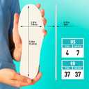 Comfwalk Shoe Filler Insert - Full Length Daily Latex Foam Shoe Inserts, Shoe Insoles for Shoes That are Too Big, 3 Pairs (EU 37, US Women 7 Men 4)
