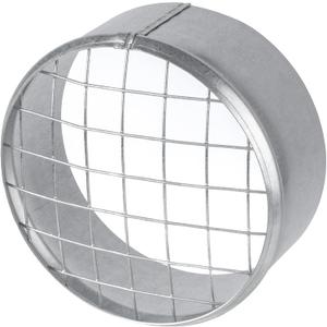 Repa Market 4 Inch Duct Cover  Galvanized Steel Round Duct Cap with Mesh Screen  HVAC Exhaust or Intake Vent  Exterior Pipe Air Outlet  Spiral Ventilation Ducting Metal End Plug