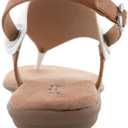 Aerosoles Womens IN CONCHLUSION Flat Sandal (White, 6)