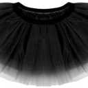 ROC PARTY Women’s Vintage Tulle Tutu Skirt Adult Multi-Layer Fluffy Petticoat with Elastic for Party Halloween Dress Up, One Size