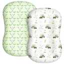 CroBlissful 2 Pack Golf Baby Lounger Cover Stretchy and Soft Infant Lounger Cover Breathable and Soft Baby Nest Slipcover for Boys Girls