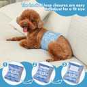 JoyDaog Reusable Dog Belly Bands for Male Dogs Diapers,5 Pack Premium Washable Dog Diapers Male Puppy Nappies Wrap,S