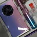 Electric Nail Drill File Professional 40000 RPM, Melodly Rechargeable Electric Nail File Machine Kit for Acrylic Gel Nails Polishing Removing, Portable Cordless Efile with Gold Bits Kit at Salon Home (Pink-blue)