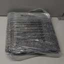 PURRUGS Dirt Trapping Door Mat 24" x 35.5", Non-Slip Machine Washable Entry Rug, Shoe Scraper, Dog Doormat, Super Absorbent Welcome Mat for Front & Back Door, Muddy Shoes & Paws, Light Grey-Dark Grey