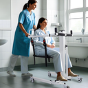 Toilet Seat Cushion for Electric Patient Lift Transfer Chair  Soft Replacement Pad for Seniors, Disabled, and Elderly