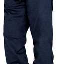 Lasjixion Men's Fleece Sweatpants Open Bottom Drawstring Hiking Jogger Workout Sweatpants for Men with Pockets (XXL)