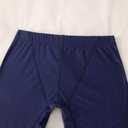 MODNTOGA Boy's Swim Jammers Solid Team Swimwear Big Kid Practice Athletic Swimsuit Youth Competition Cap and Shorts 2pcs Set