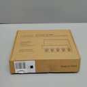 Lwenki Key Holder for Wall, Decorative Key and Mail Holder with Shelf Has Large Key Hooks for Bags, Coats  Paulownia Wood Key Hanger with Mounting Hardware (9.8W x 6.7H x 4.2D) (Brown)