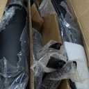 Office Chair - Executive Leather High Back Office Desk Chair with Rocking Function - Ergonomic Breathable Comfortable Wide Swivel Rolling Gaming Computer Chair with Flip-up Armrests & Lumbar Support (Black)