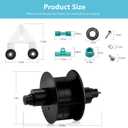 AXV621DAT A-Frame/Turbine Kit for Hayward Navigator Pool Vacuum Parts | Pool Vacuum Rebuild Kit for Hayward Navigator Aquabug Wanda The Whale Diver Dave Poolvac XL AXV036BP AXV601CAT AXV601DAT