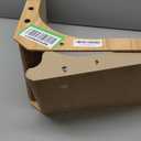 FUKUMARU Cat Scratcher, 18.7 Inch L Shape Cat Scratch Pad Wall Mounted, Cat Scratching Cardboard with Ball Toy for Indoor Cats