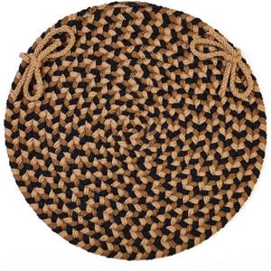 Super Area Rugs Santa Maria Chair Pad/Seat Cushion for Dining/Kitchen Chairs, Natural Earth, 15" x 15"
