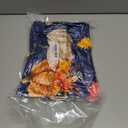 JOOCAR Fleece Throw Blankets, Fall Decor Throw Blanket with Pumpkins Leaves on Blue Background for Couch Sofa Bed, Luxury Soft Lightweight Fuzzy Cozy Flannel Blanket Autumn Decor 40" x 50"