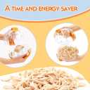 Chicken Shredder - Chicken Breast Shredder Tool Twist, Clear Meat Grinders Shredder Tool Twist for Pork Beef Chicken - BPA Free