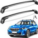 Tuyoung 300lbs Lockable Roof Rack Cross Bars Compatible with BMW X5 G05 2019-2026, Heavy Duty Aluminum Roof Rails Crossbars Bike Kayak Snowboard Rooftop Cargo Carrier SUV Luggage Accessories
