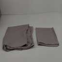 FLXXIE Microfiber Pillow Cases Standard Size, Soft Pillowcases with Envelope Closure, Wrinkle, Stain Resistant Pillow Covers, 20x26, Light Grey