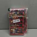 Aoriher 12 Pcs Christmas Nutcracker Ornament Small Wooden Soldier Hanging Decorations Nutcracker Figure Christmas Ornament for Xmas Tree Decoration Figure