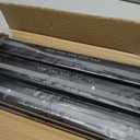 14 inch Drawer Slides 6 Pairs (12pcs) Full Extension Ball Bearing Drawer Rails Side Mount 3 fold Metal Dresser Runners for File Cabinet Trash Can Kitchen Wardrobe Glides 14" Black 100 LB Capacity