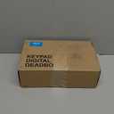 Veise Keyless Entry Door Lock with 2 Lever Handles - Electronic Keypad Deadbolt, Auto Lock, Back Lit & Easy Installation Design, Front Door Handle Sets, Matte Black