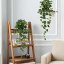 Fake Plants 2Pcs Faux Ivy Plants Potted Indoor Artificial Hanging Plants Realistic Hanging Fake Greenery Table Desk Bathroom Office Bedroom Living Room Shelf Modern Farmhouse Decor Intdoor