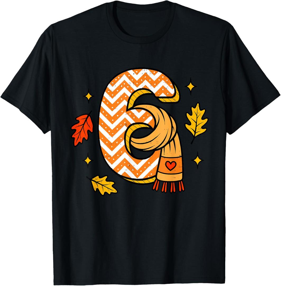 6 7 Six Seven Autumn Fall Couple Matching Gen Z Meme Slang T-Shirt Small