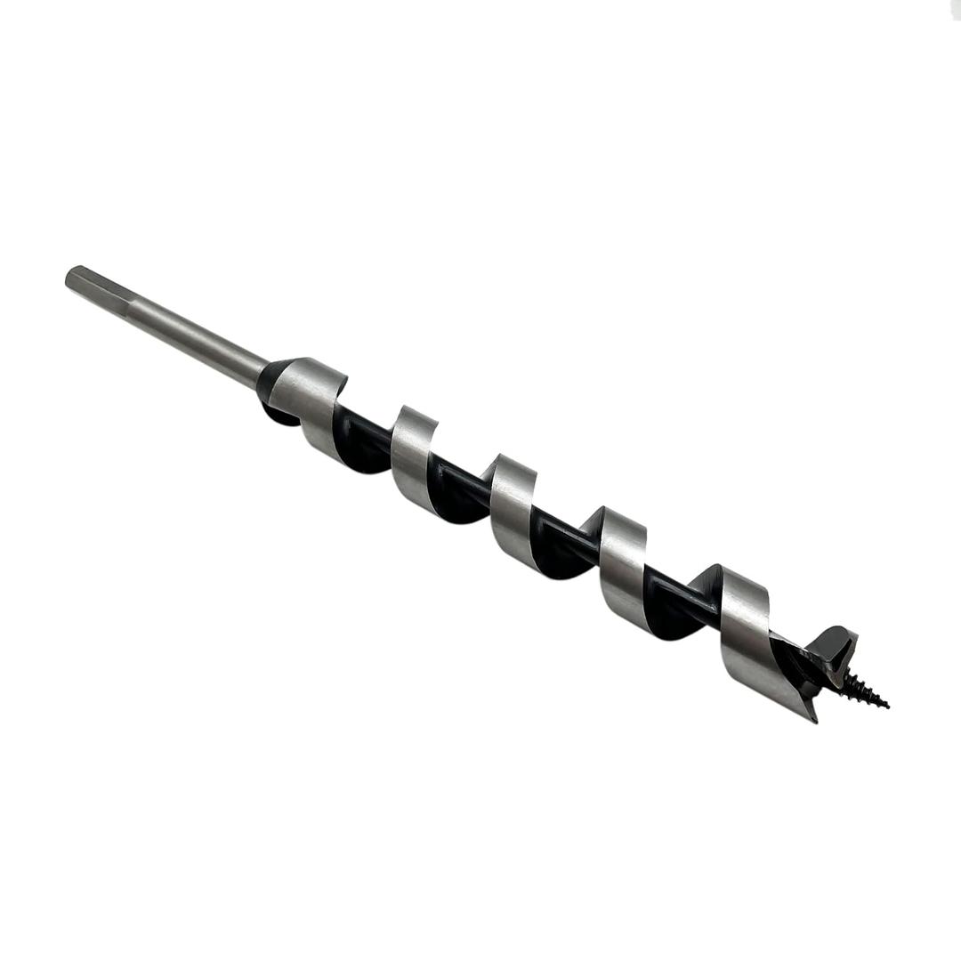 1 x 12 Inch Auger Drill Bit for Wood, Soft and Hard Wood Plastic with 7/16 Inch Hex Shank