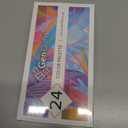 GenCrafts Watercolor Palette with Paper Pad 24 Premium Colors - 2 Refilable Water Brush Pens - 15 Sheets of Water Color Paper - Portable Painting