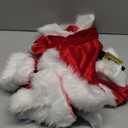 Ekoropshop Girls Mrs Claus Costume Christmas Dress Outfit Red Velvet Dress 4-10 Years (8-9 Years)