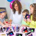 24 Pack Valentines Day Gifts for Kids Classroom Multicolor Ballpoint Pen with Valentines Day Cards for Kids School, Valentines for Kids Classroom Class Exchange Gifts Prize Party Favors for Boys Girls