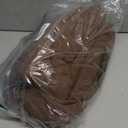 JIYUAN 100% Washed Cotton Sheet Set 4 Pieces Queen,1 Fitted Sheet,1 Flat Sheet and 2 Pillowcases,Comfy and Breathable Linen Like Bedding Set,Chocolate Brown