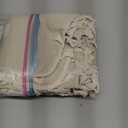 1 Pack Heavy Duty Cotton Tablecloth Soft Wrinkle Resistant Fabric with Decorative Tassles Fringe for Kitchen Dining Table, Warm Beige, 55x70 Inch