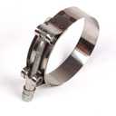 10PCS 70mm - 78mm Stainless Steel T-Bolt Clamps Turbo Intake Intercooler Clamp for 2-1/2" Hose