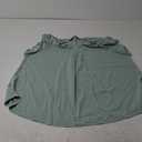 Anyally Women's Plus Size Summer Tunic Tops Dressy Casual Chiffon Blouses Short Sleeve T-Shirts for Leggings 3XL