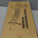 White-2pack Rain Gutter Downspout Extensions Flexible, Drain Downspout Extender,Down Spout Drain Extender, Gutter Connector Rainwater Drainage,Extendable from 21 to 68 Inches